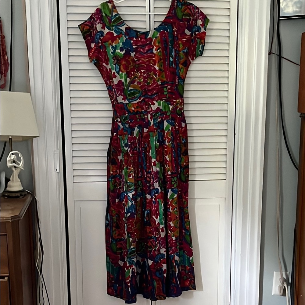 Pier 1 Cotton Midi open back Sundress